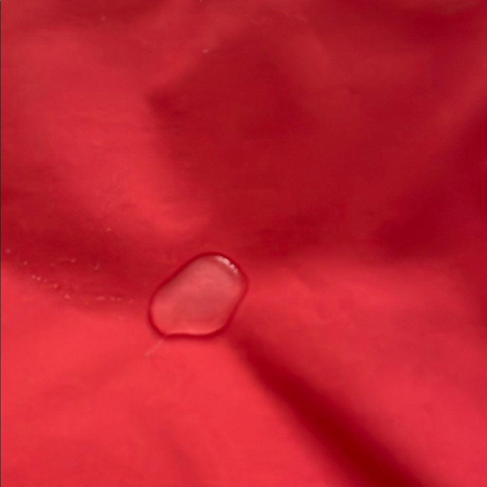 Women’s Red Rain Jacket With Hood Plus 3X - Picture 8 of 8